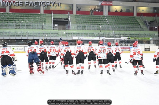 2021-01-17 Valpellice Bulldogs U19-Hockey Fassa Falcons 9202 Squadra